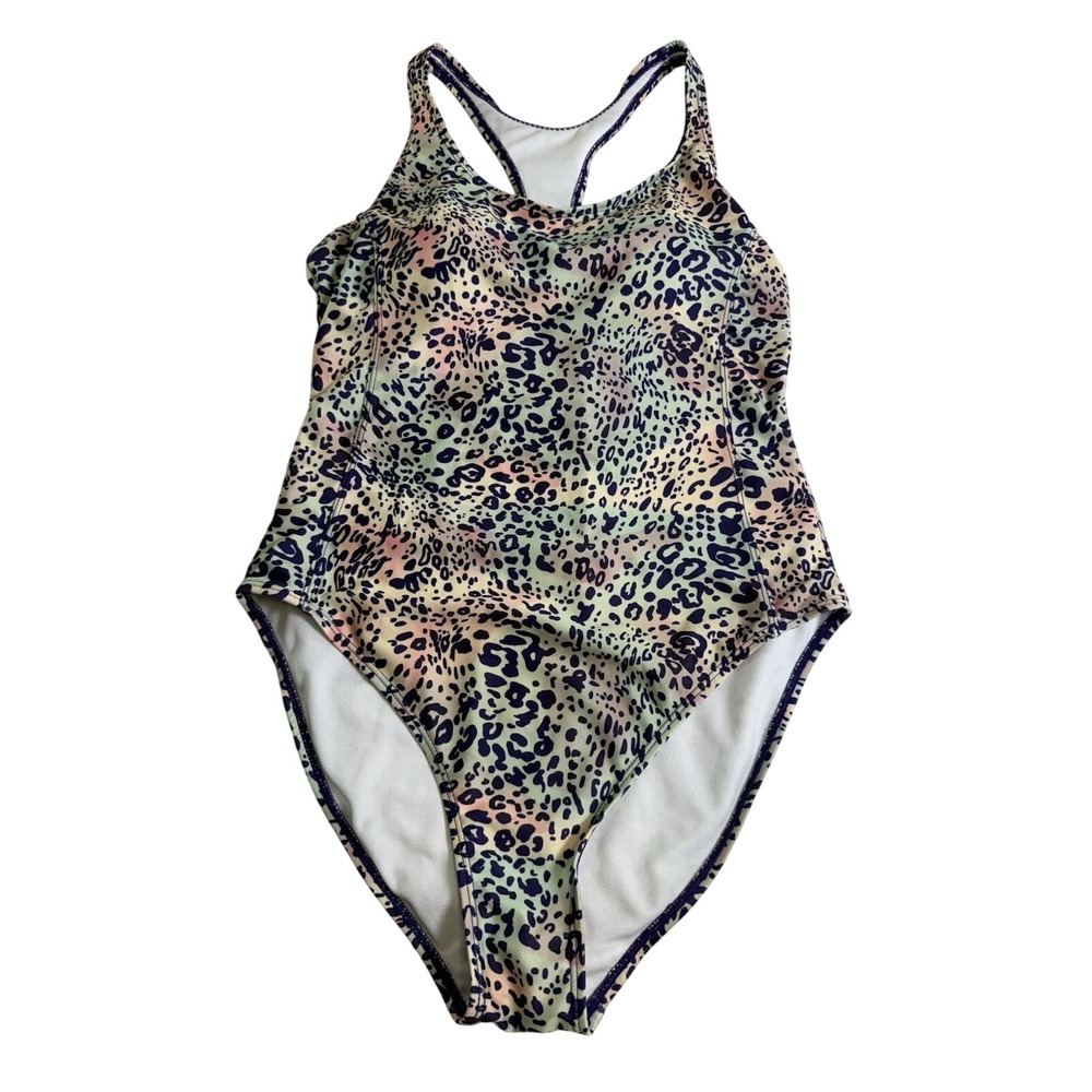 Nicole Miller Studio One-Piece Women‎ Medium Multicolor Excellent Leopard